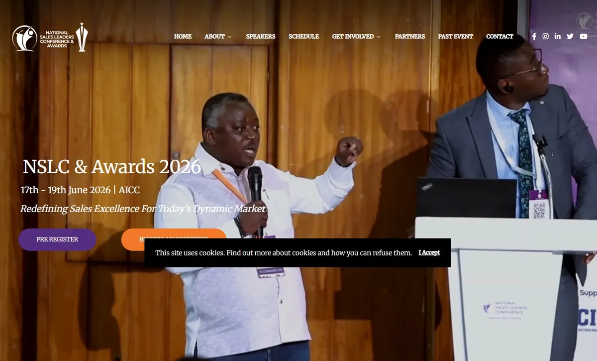 National Sales Leaders Conference website home page